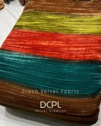 Luxury Crush Velvet Cloth | Silky Texture & Glossy Finish | Perfect for Interiors & Stylish Outfits  in Surat